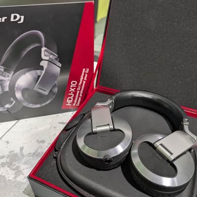 Pioneer HDJ-X10-S Flagship Professional Over-Ear DJ Headphones 2010s - Silver image 3