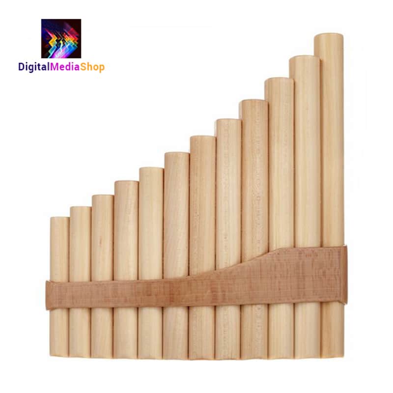 HORA Alto Pan Flute - 12 Pipes - Maple Wood - Handmade in Romania image 1