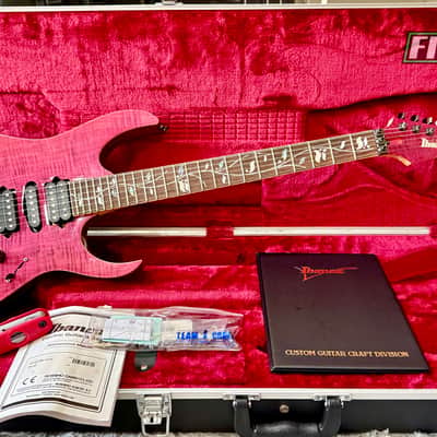 Ibanez RG8570Z-RPK J. Custom with Rosewood Fretboard 2019 - 2021 - Rhodonite Pink image 1