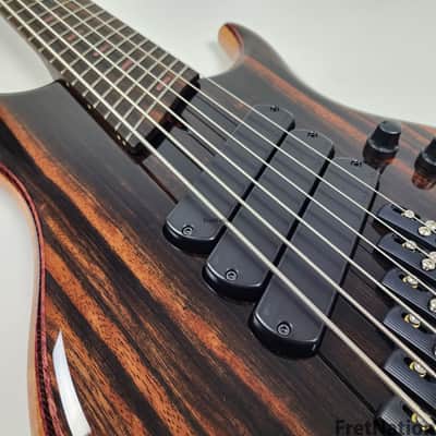 Dingwall Z3 Macassar Ebony 6-String Bass Multi-Scale Fanned-Fret 10.56lbs #7404 image 10