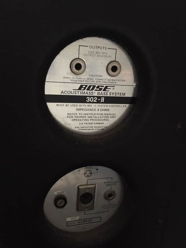 スピーカー・ウーファー BOSE 302 ii ACOUSTIMASS BASS SYSTEM Bose