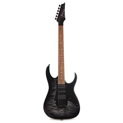 Ibanez RG450QMBTGB RG Standard Electric Guitar Transparent Gray Burst image 4