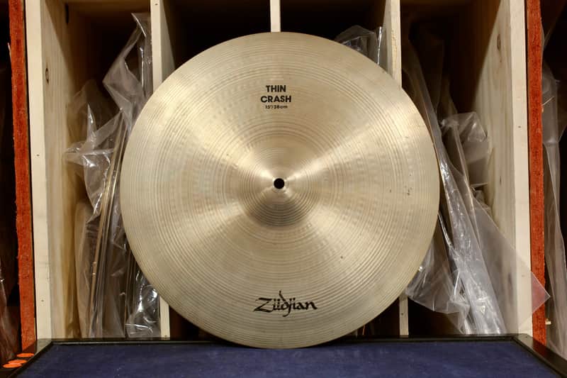 1980s Zildjian 15" A Thin Crash 836g image 1