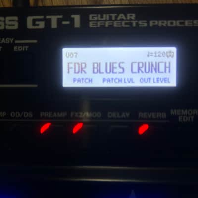 Boss GT-1 Guitar Effects Processor 2025- Present - Black image 7