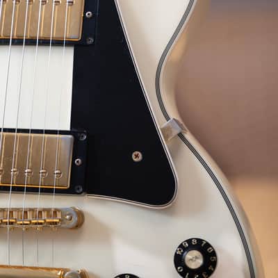 2007 Gibson Custom Les Paul Custom - in Naturally Aged Alpine White image 7