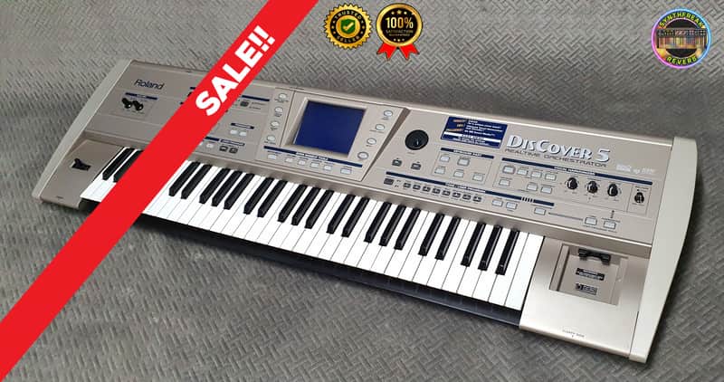 Roland Discover 5 Synthesizer Workstation✅ RARE from 2000s✅ Professional Synthesizer / Keyboard ✅ Cleaned & Full Checked image 1