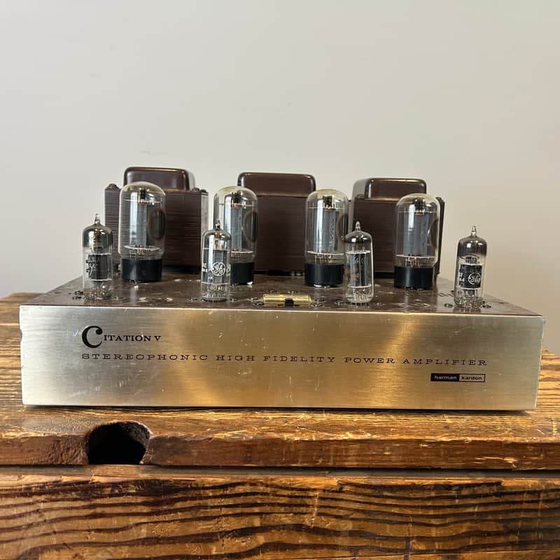 Harman Kardon Citation V 1960’s stereo tube power amplifier image 1