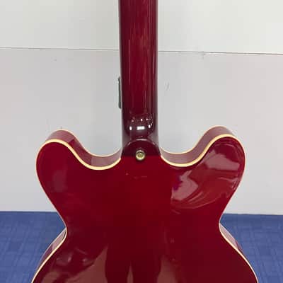 Used Peavey JF-1 Hollowbody Electric Guitar Transparent Red image 19