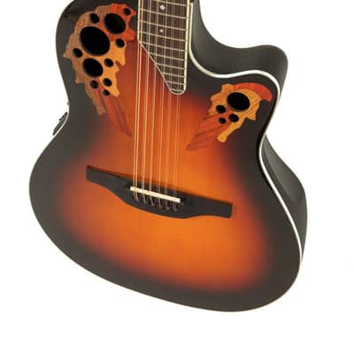Ovation 2758AX-NEB Pro Series Standard Elite Deep Contour Solid Spruce Top 12-String Acoustic-Electric Guitar w/ABS Deluxe Case image 8