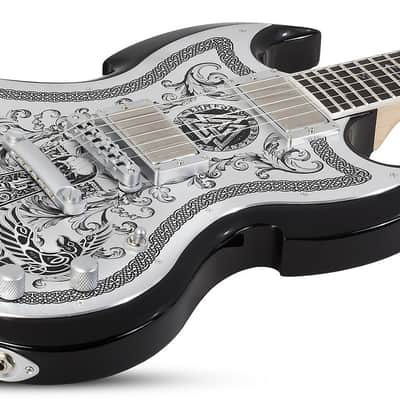 Schecter IronWorks Barbarian - Black Burst (4552) image 2