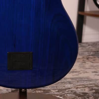 MusicMan Stingray Special BFR - Figured White Maple Fingerboard, Paua Blue Burst image 11