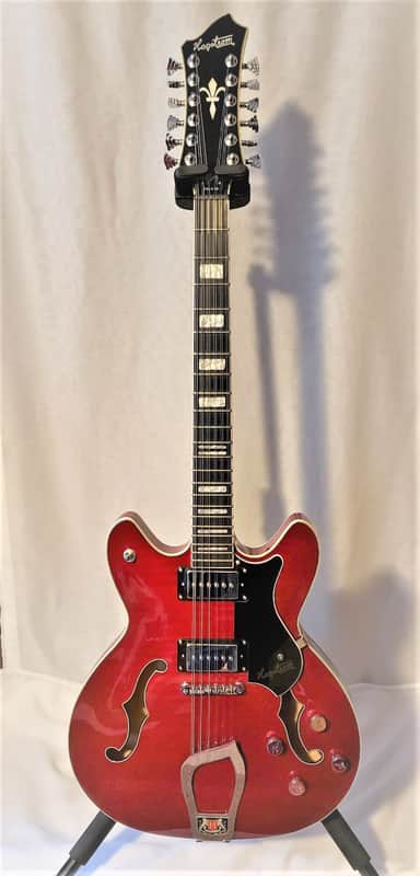Hagstrom DLX-12 2018 Cherry image 1