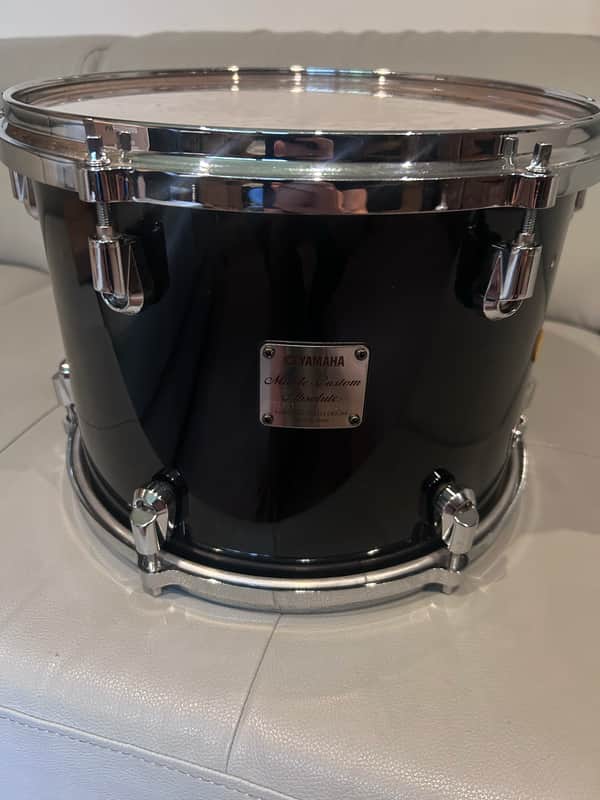 Yamaha Maple Custom Absolute (Made in Japan) 2008 - Black 12x9 image 1