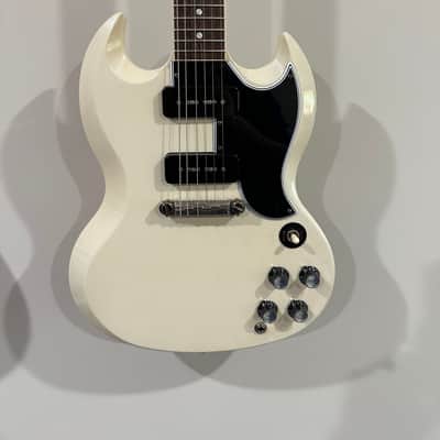 Gibson Custom Shop 1963 SG Special Reissue Antique Polaris White VOS image 2