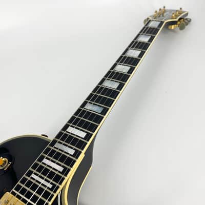 1991 Gibson Pre-Historic Les Paul '57 Custom Reissue - Ebony image 11