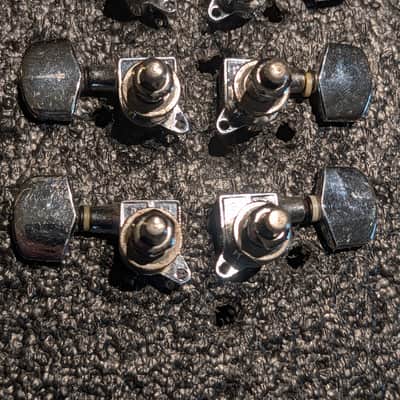 (#T472) Die-Cast Chrome Tuner Set With Bushings And Washers image 2