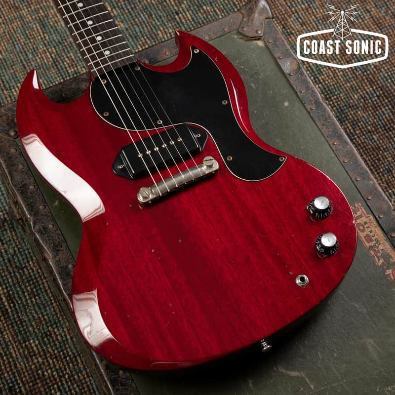 Rare 1988 Greco SJR-62 SG JR made in Japan - Cherry | Reverb
