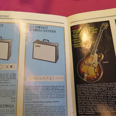 Lot of 2 vintage Gretsch catalog 1964 and 1978 amplifier nashville country gentleman white falcon viking archtop fury image 15