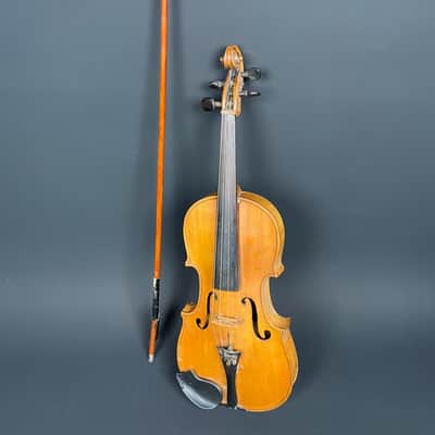 Vintage Lyon & Healy Violin / Fiddle w Bow & Original Hard Case – Made in USA – As Is image 2