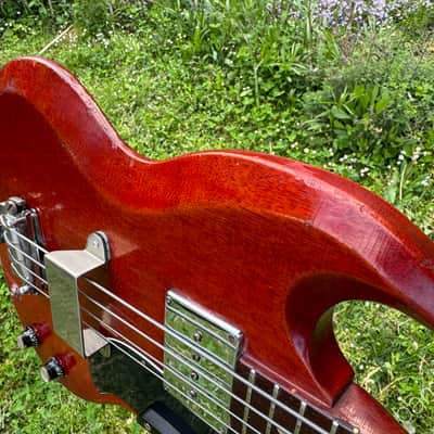1964 Gibson EB-0 EB0 Bass - Cherry - HSC image 9