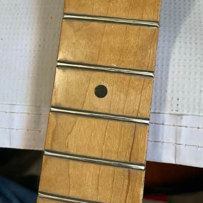 1990's Fender USA American 50th Anniversary Stratocaster Guitar Neck 22 Fret Maple Board image 11