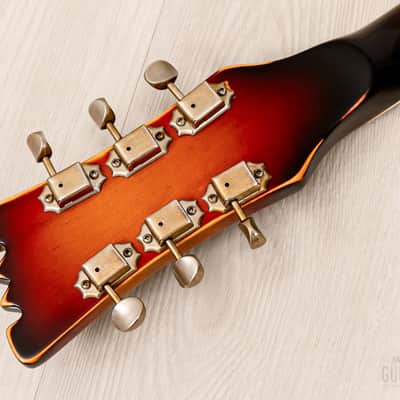 1991 Mosrite Ventures Model USA-Made "Built in Soul" Sunburst w/ Vibramute & Case, Semie Moseley image 5