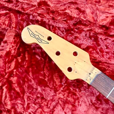 Micro-Frets Signature Bass neck c 1968 - Rosewood original vintage USA image 2