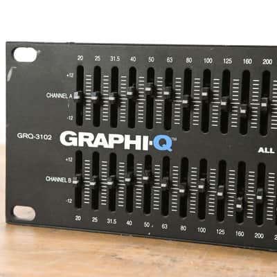 Sabine GRQ-3102 Graphi-Q Digital 2 Channel EQ, Compressor, Delay CG012FL image 5