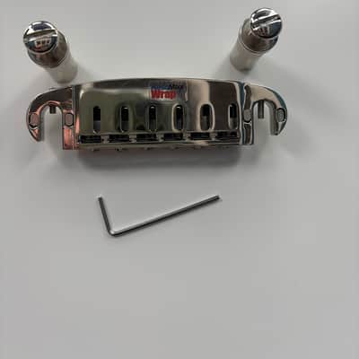 Graph Tech PS-8593-NM ResoMax NW2 Adjustable Wraparound Bridge - Nickel Metric image 2
