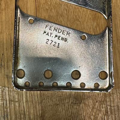 Fender Telecaster AVRI Bridge Plate custom number relic image 2