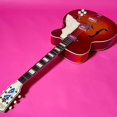 Silvertone 1425 Aristocrat 1955 - cherry sunburst 100% OG image 9