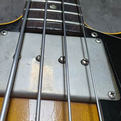 1964 Gibson EB-2 Sunburst EB2 American Vintage 60s 1960's Natural Aged Relic Kalamazoo USA Bass Guitar image 13