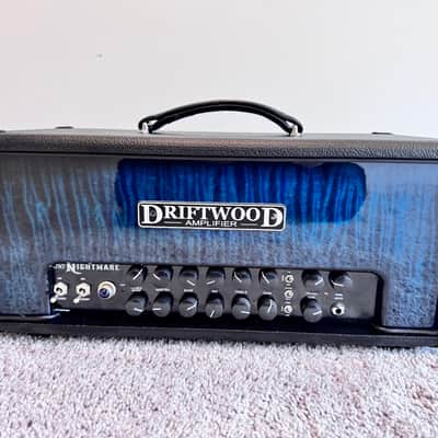 Driftwood Mini Nightmare 2015 - Black tolex with blue flame maple front panel image 2