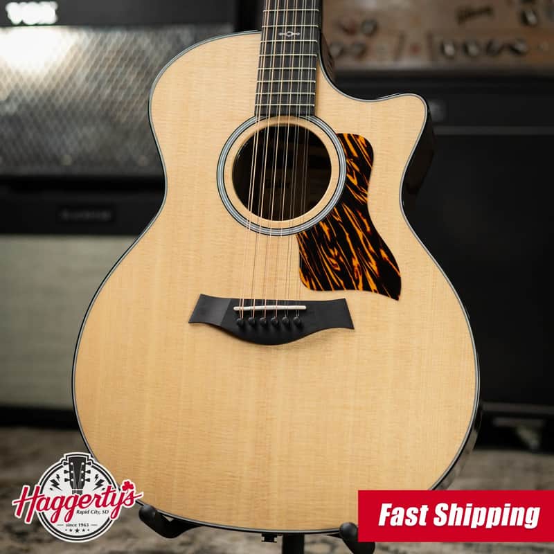 Taylor Next Generation 454ce 12-String Grand Auditorium Acoustic/Electric Guitar with Hardshell Case image 1