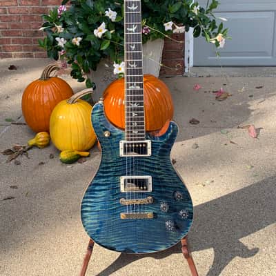 PRS McCarty 594 wood library Artist 10 top 2018 River Blue image 3