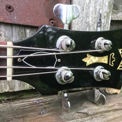 Rare  1977  Guild JetStar JSB-II Stereo/Mono 4-string Bass Black with OHSC image 7