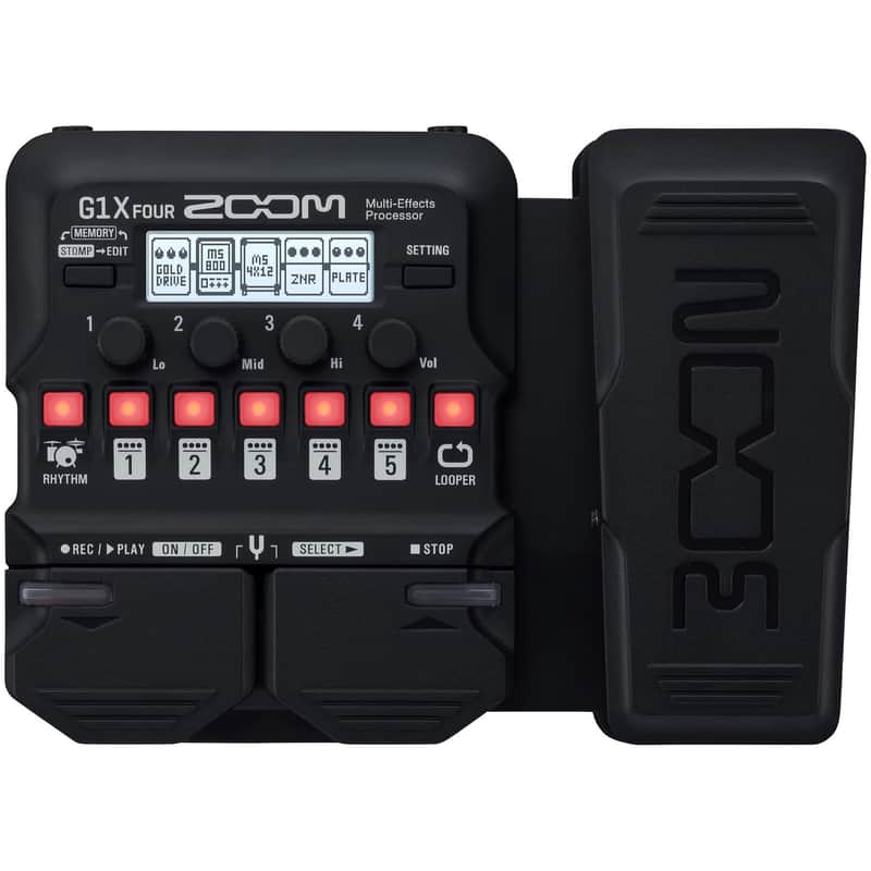 Zoom G1X FOUR Multi-Effects Guitar Pedal image 1