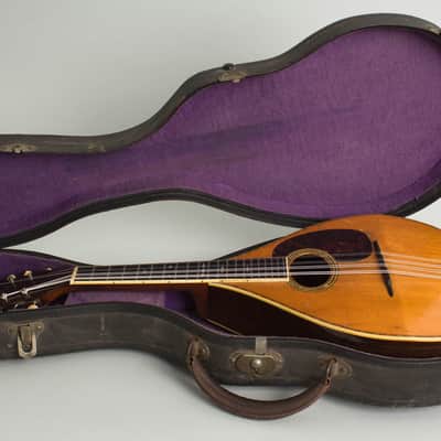C. F. Martin Style C Flat Back Mandolin (1932), ser. #15376, black hard shell case. image 10
