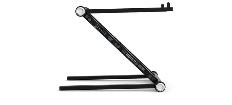 Reloop Hub Advanced Laptop Stand with USB-C PD Hub image 1