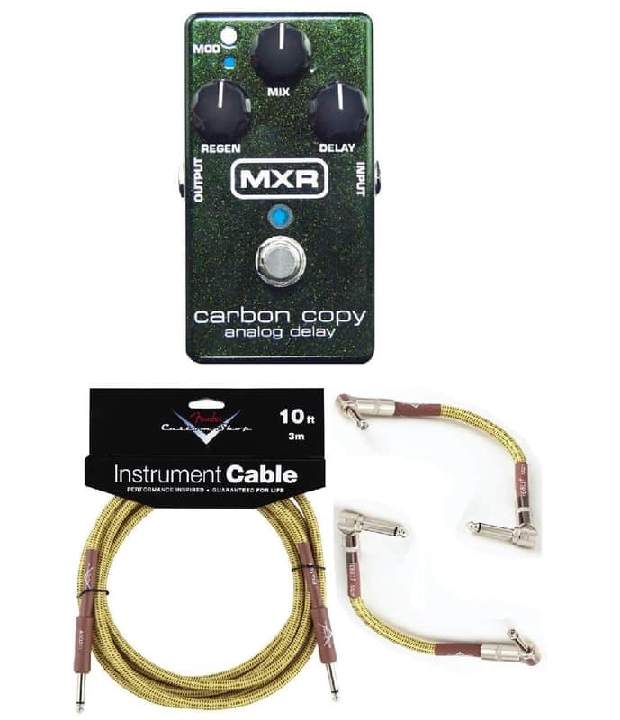 MXR M169 Carbon Copy Analog Delay Guitar Effects Pedal (Free FENDER 10FT & 2 PATCH) image 1