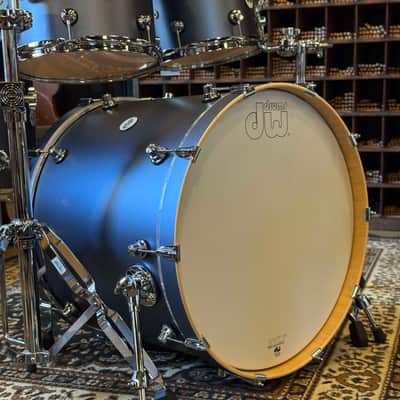 NEW DW Design Series Drum Set in Blue Slate - 18x22, 8x10, 9x12, 14x16 image 3