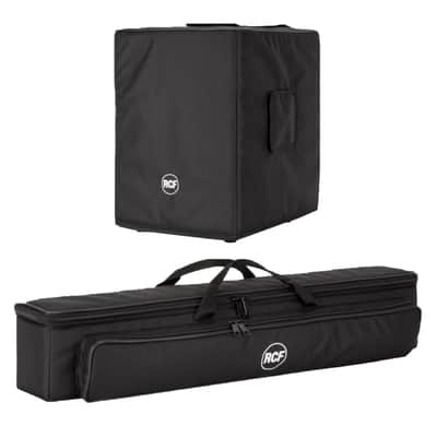 RCF EVOX 12 Active Portable 2-Way Powered Active Array PA Speakers Pair w Covers image 6
