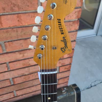 1966 Fender Mustang Dakota Red with Original Hardshell Case image 2