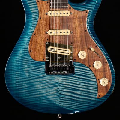 Knaggs Severn LM TurquoiseBurst w/T1 Maple Top (612) image 3