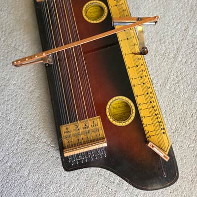 Rare 40’s Tremoloa 30's Stringed Hawaiian Instrument 50's Vintage Zither Autoharp image 6