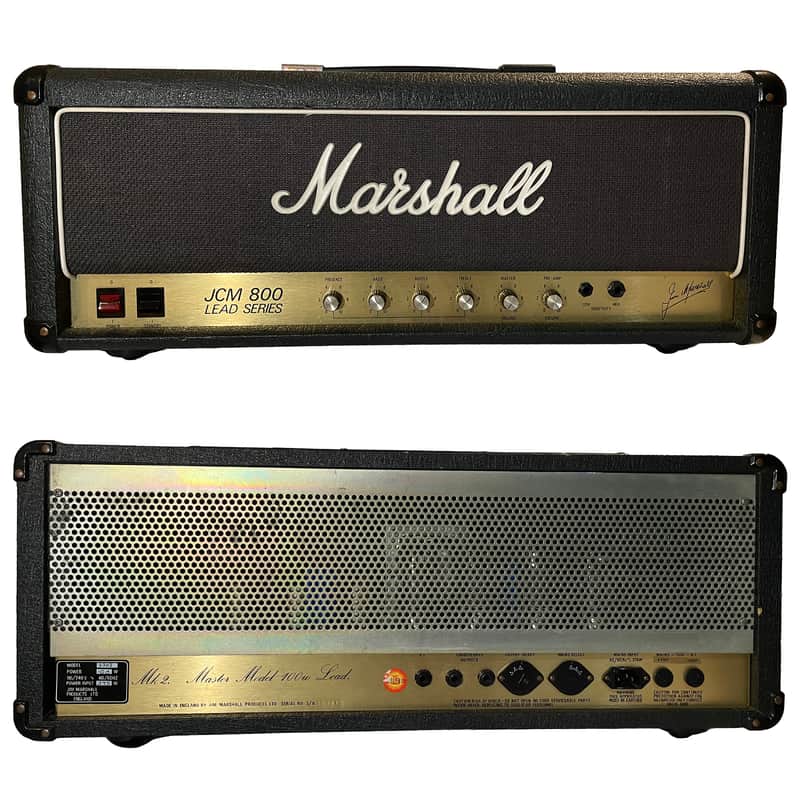 Marshall JCM 800 2203 100-Watt Lead w/road case 1985