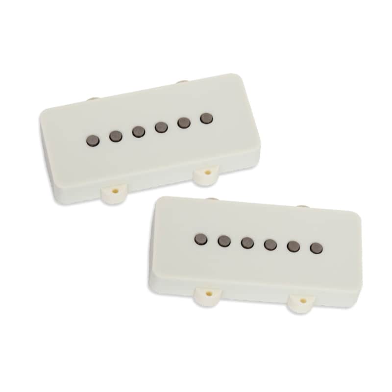 Seymour Duncan Jazzmaster Silencer Hot Pickup Set Parchment image 1