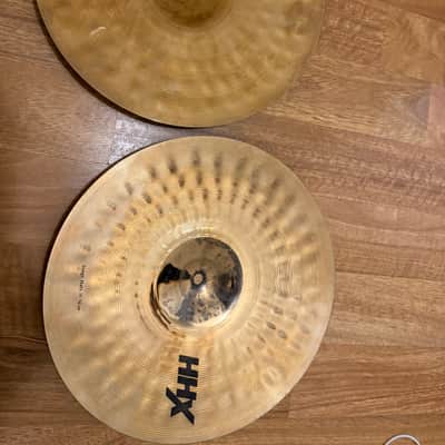 Sabian 14" HHX Stage Hi-Hat Cymbals (Pair) 2001 - Present - Natural. Brand New image 6