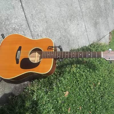 Brazos Acoustic Guitar~Model 202~Rosewood,Japan~Large Soundhole~Bluegrass~Cannon image 1