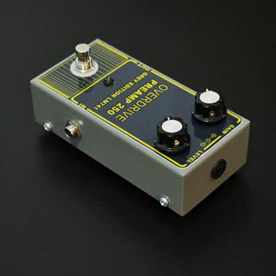 Handmade Boutique 250 Overdrive preamp Gray LM741CN 70's Vintage guitar pedal distortion NOS dod image 4